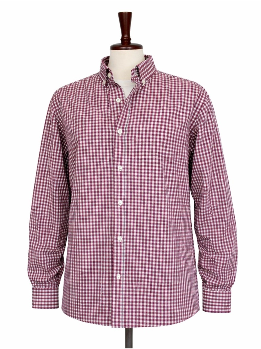 Untuckit plaid button down- fits like large.